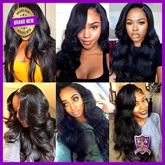 Brazilian Human Hair Extensions 18 20 22 Inch Body Wave Bundles Soft Silky main image 4